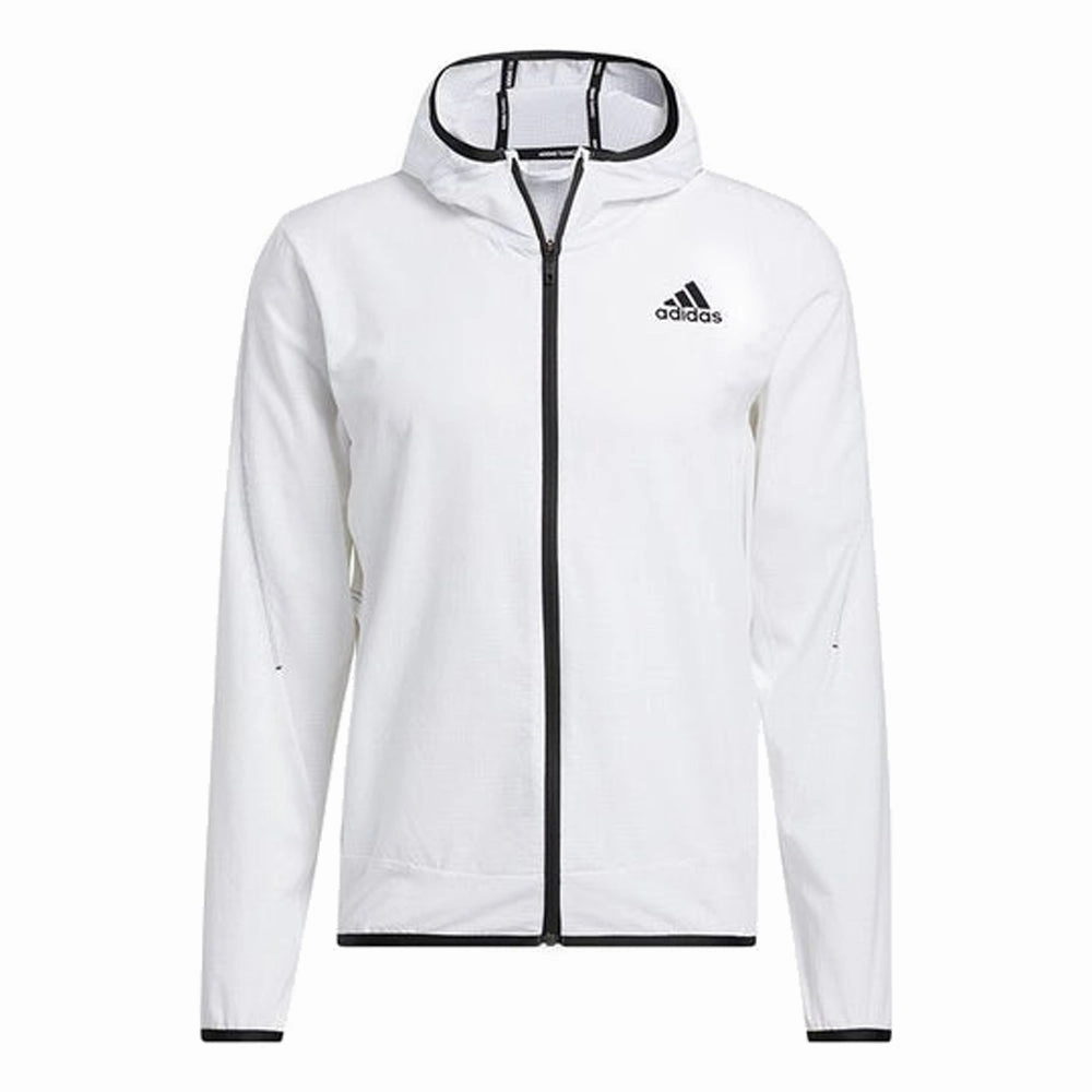 Adidas Men's HEAT.RDY Warrior Light Woven Jacket, White