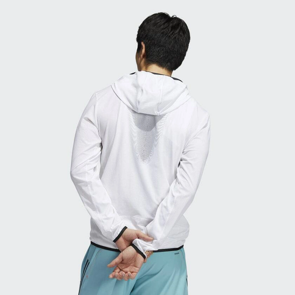 Adidas Men's HEAT.RDY Warrior Light Woven Jacket, White