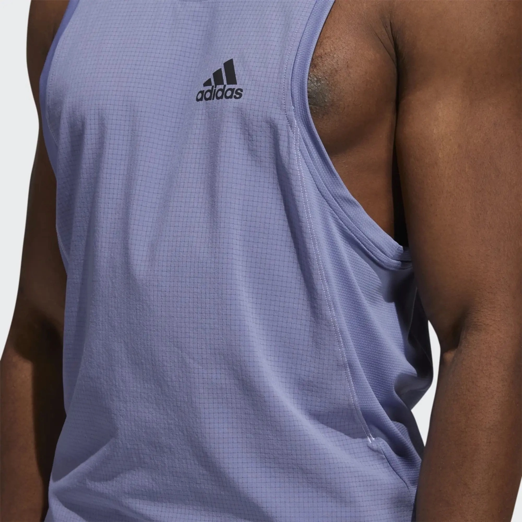 Adidas Men's HEAT.RDY Warrior Woven Tank Top, Orbit Violet
