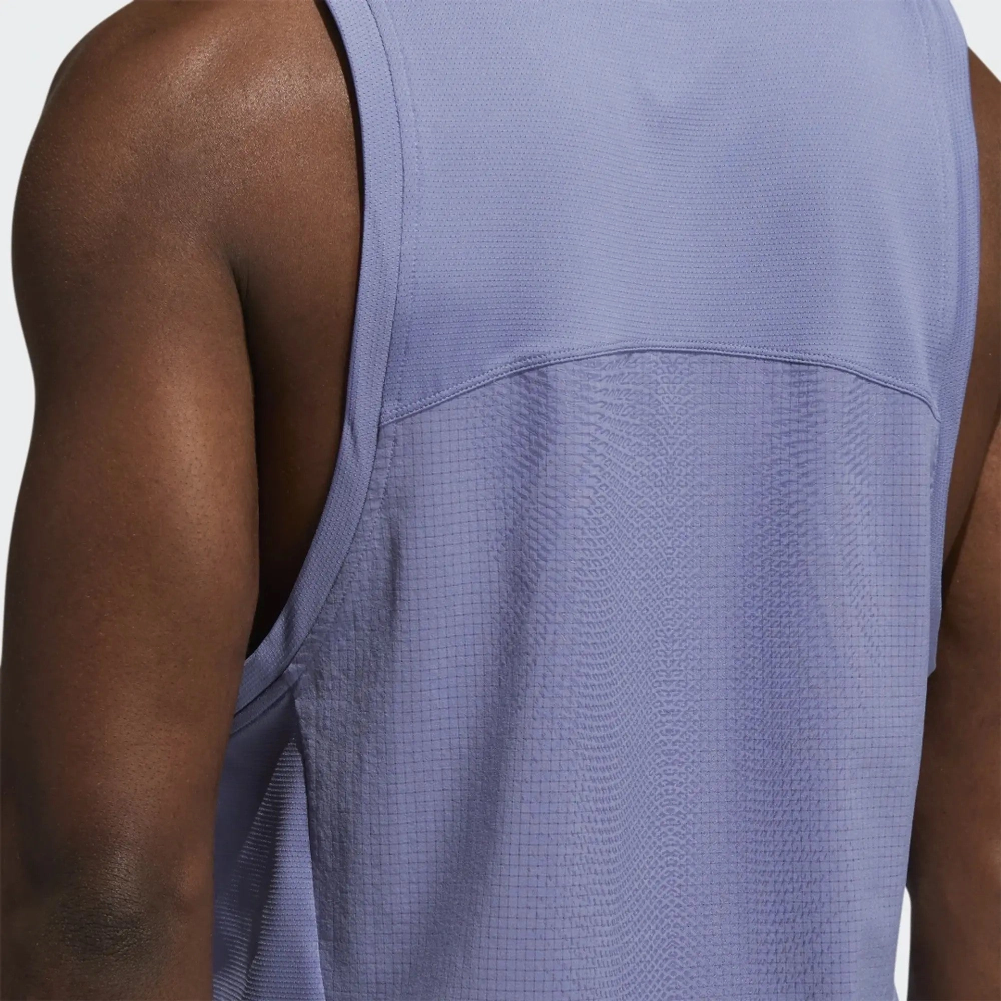 Adidas Men's HEAT.RDY Warrior Woven Tank Top, Orbit Violet