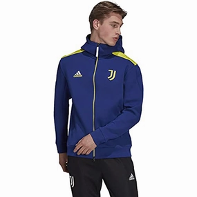 Adidas Men's Juventus Z.N.E Anthem Jacket, Victory Blue/White