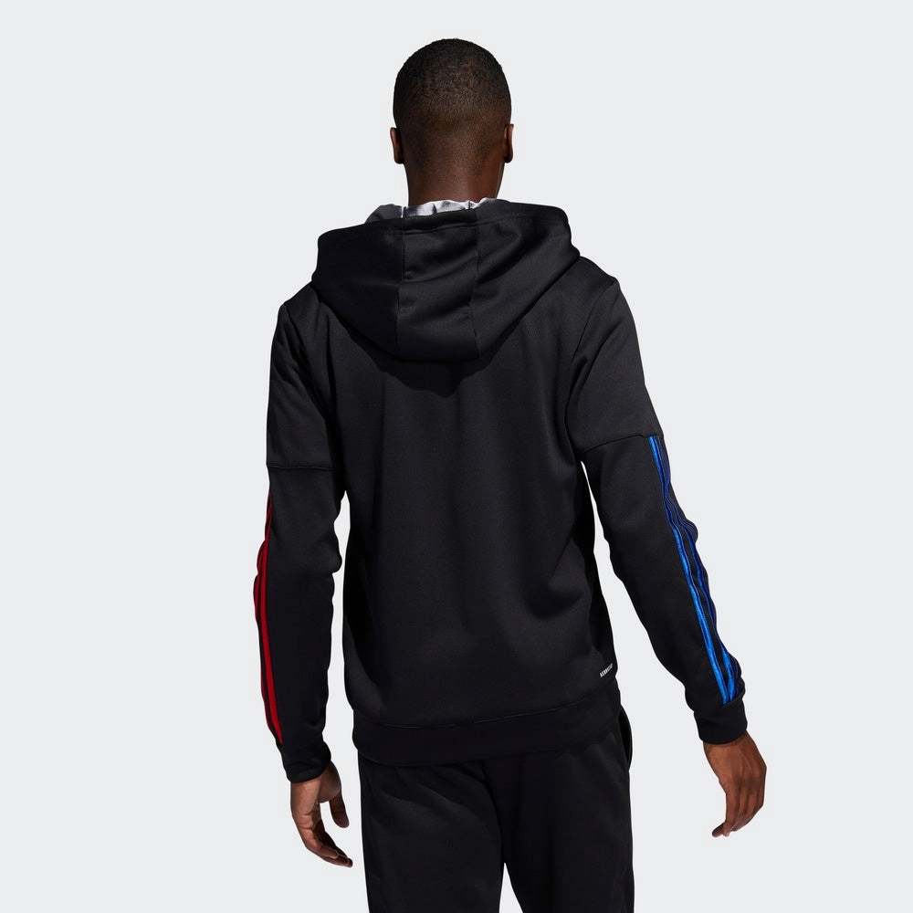 Adidas Men's Mac Dyn Full Zip Hoodie, Black