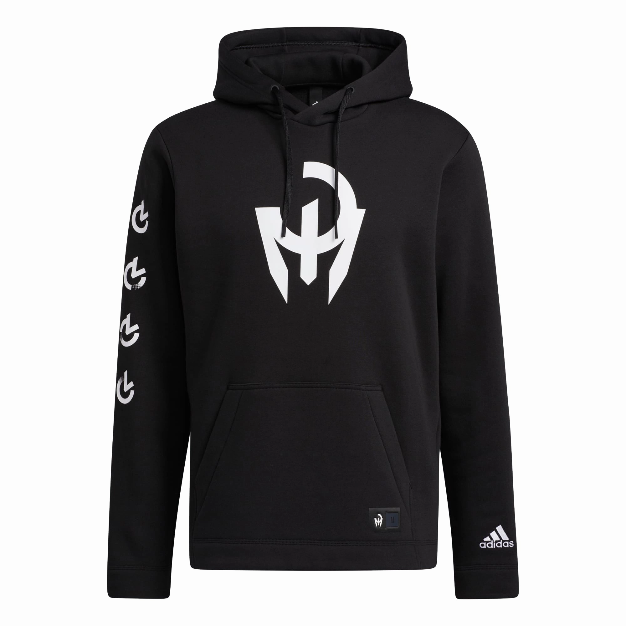 Adidas Men's Mahomes Graphic Hoodie, Black/White