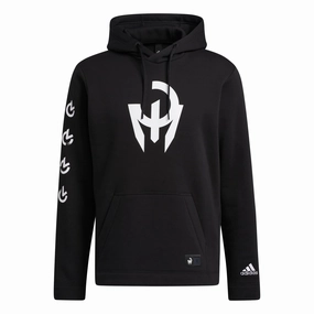 Adidas Men's Mahomes Graphic Hoodie, Black/White