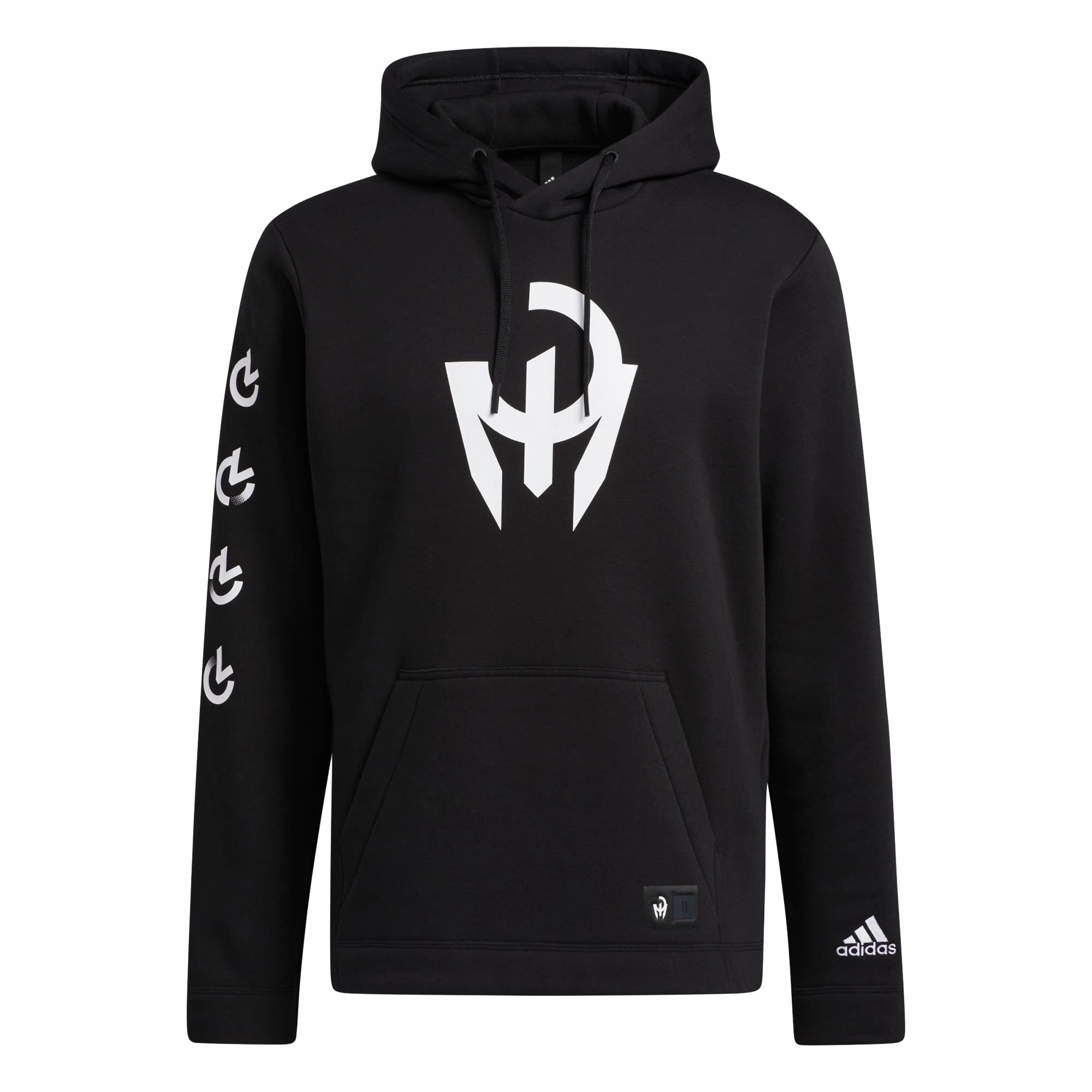 Adidas Men's Mahomes Graphic Hoodie, Black/White