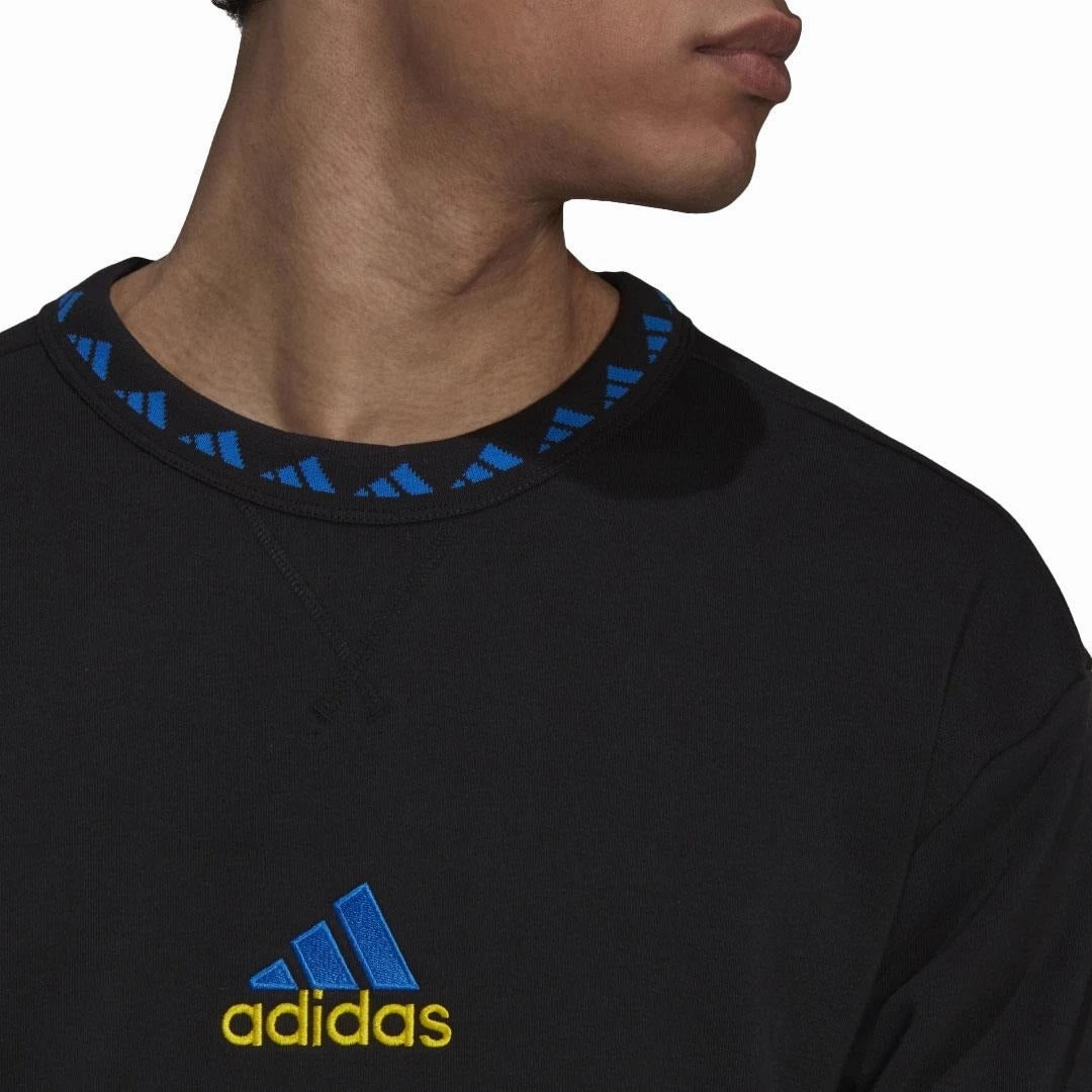 Adidas Men's Manchested United FC Icon Crewneck Sweatshirt