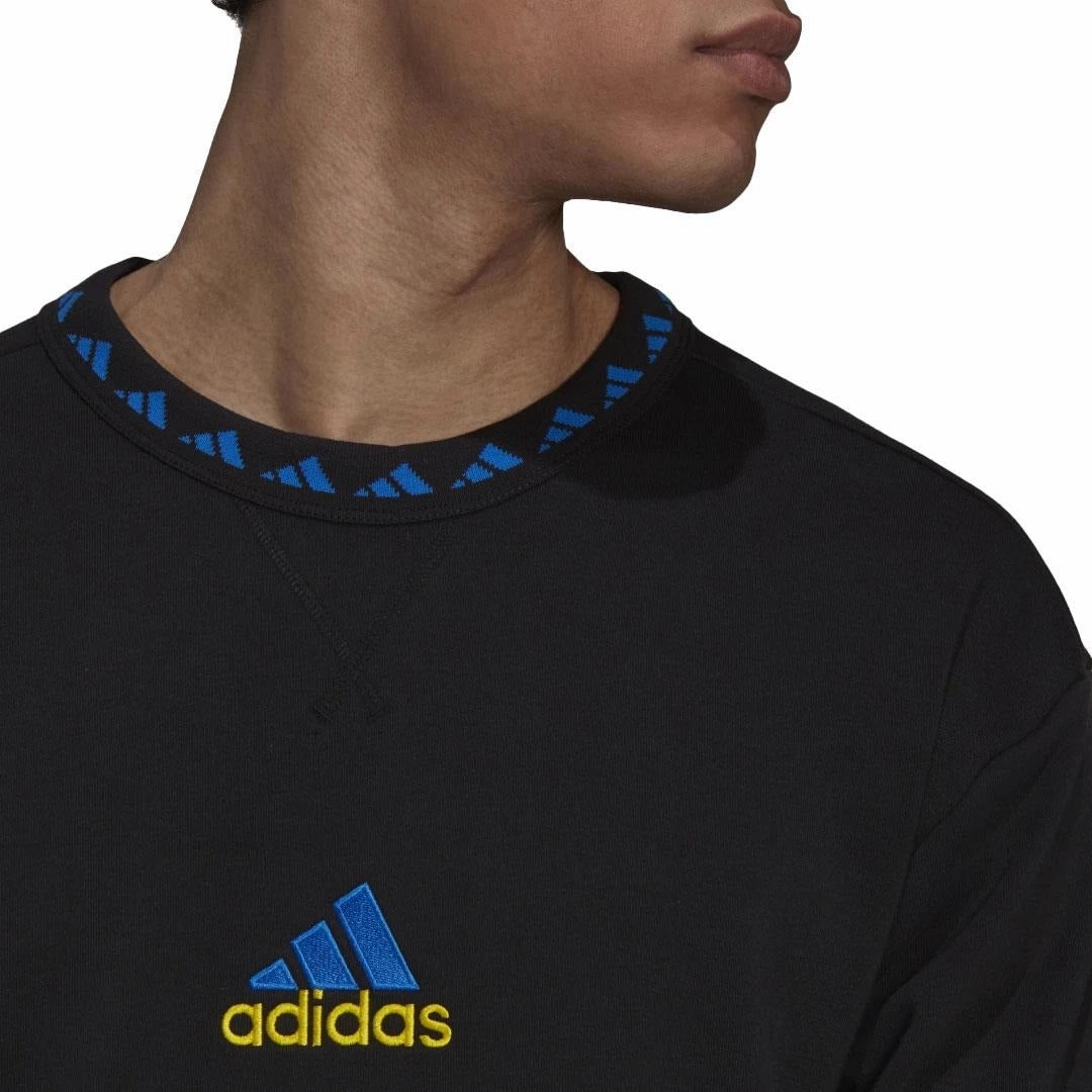Adidas Men's Manchested United FC Icon Crewneck Sweatshirt