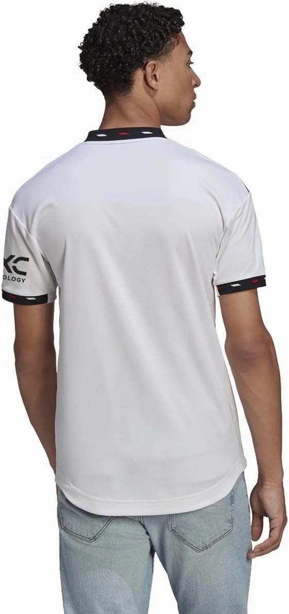 Adidas Men's Manchester United 22/23 Away Authentic Jersey, White