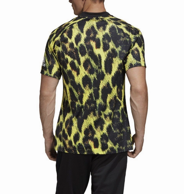 Adidas Men's Manchester United EA Sports Jersey, Bright Yellow/Black