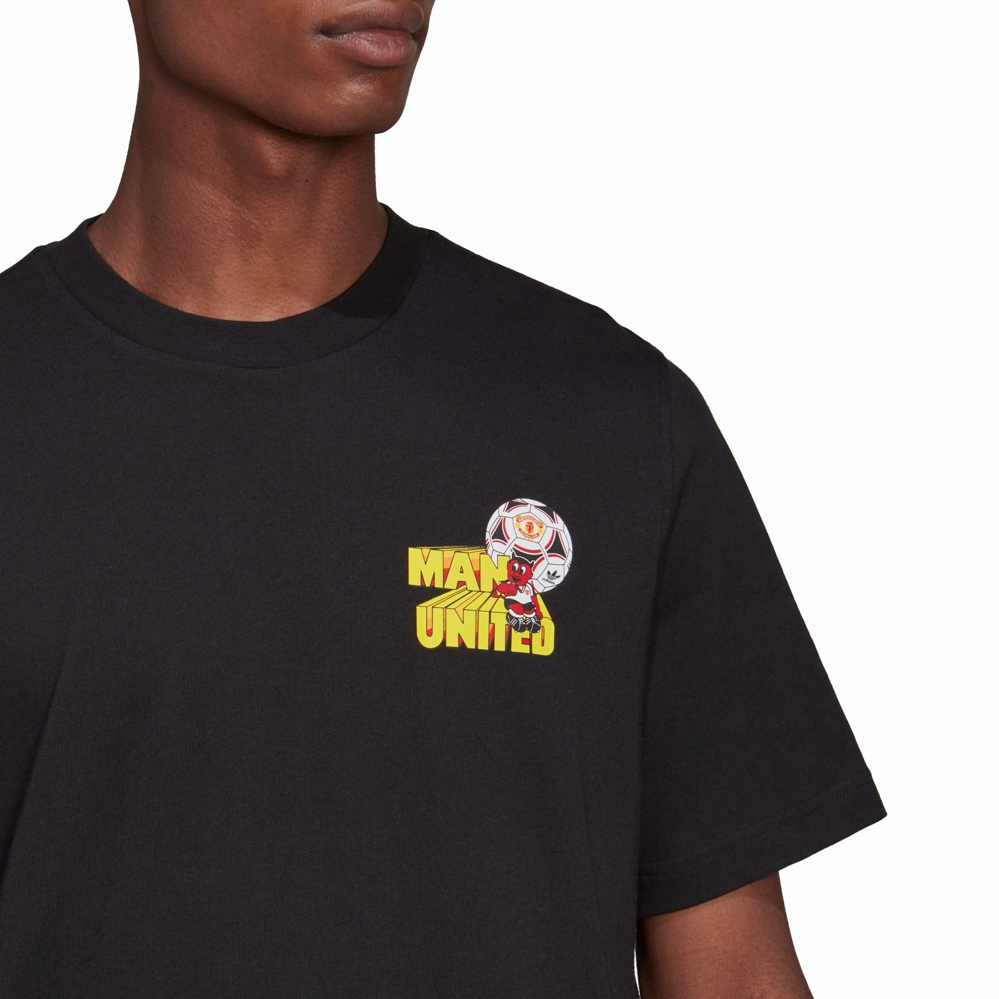 Adidas Men's Manchester United Graphic Tee, Black