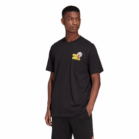 Adidas Men's Manchester United Graphic Tee, Black