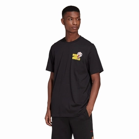 Adidas Men's Manchester United Graphic Tee, Black