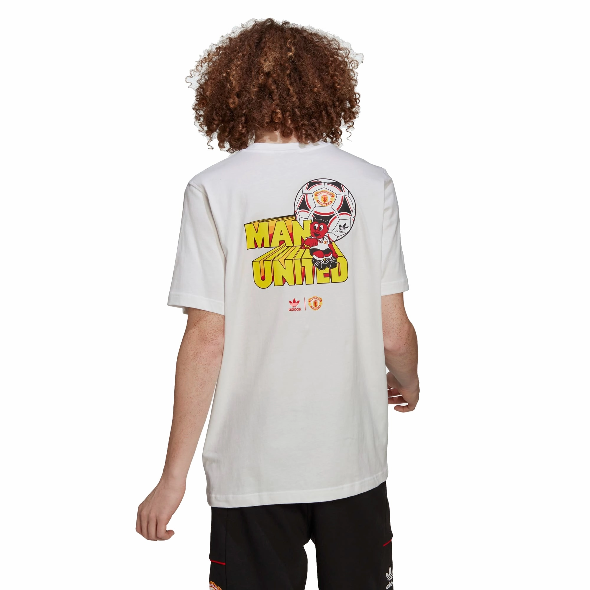 Adidas Men's Manchester United Graphic Tee, White