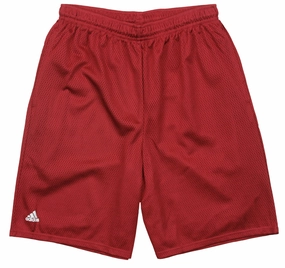 Adidas Men's Mesh Basketball Shorts - Wine Red