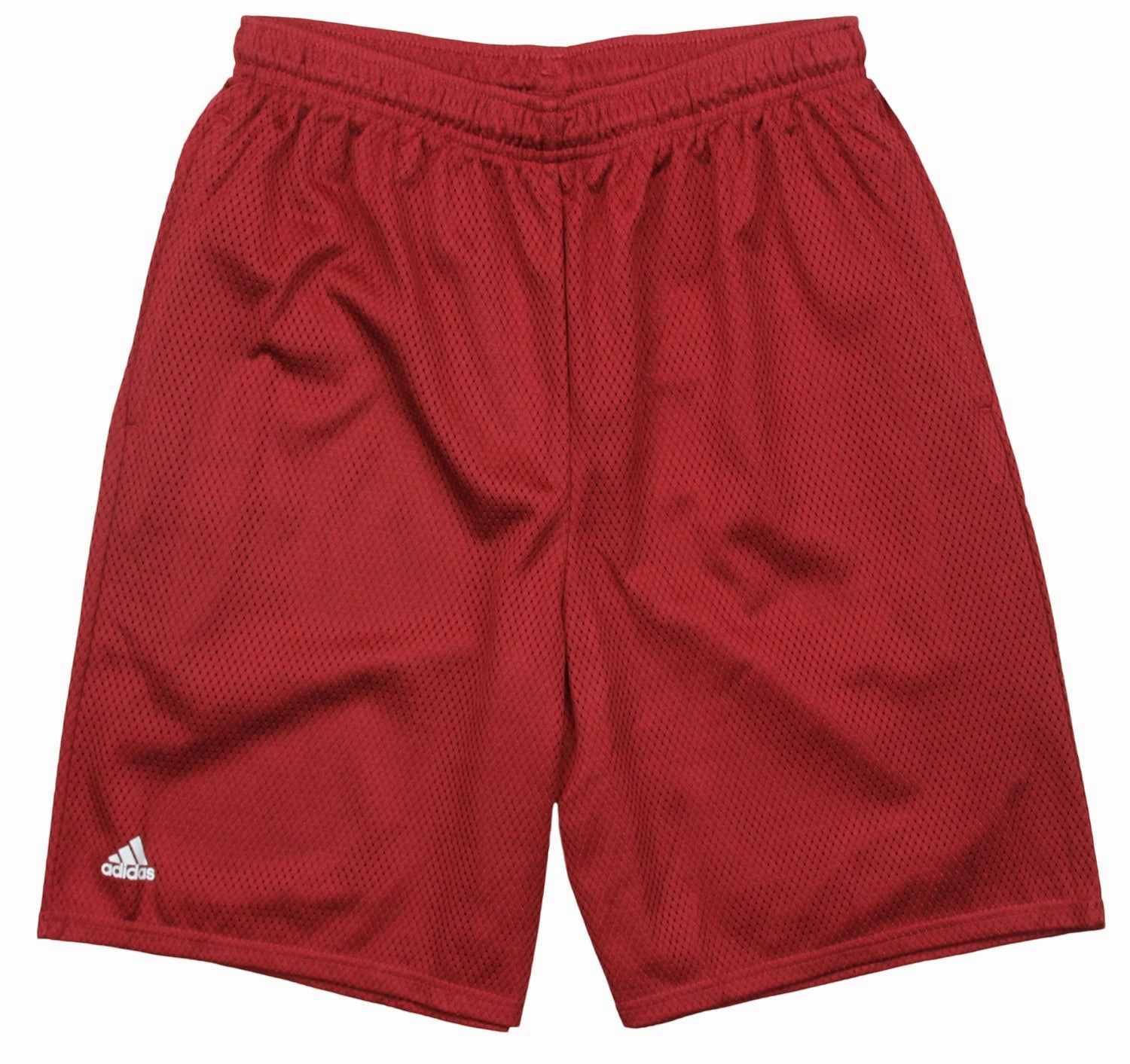 Adidas Men's Mesh Basketball Shorts - Wine Red