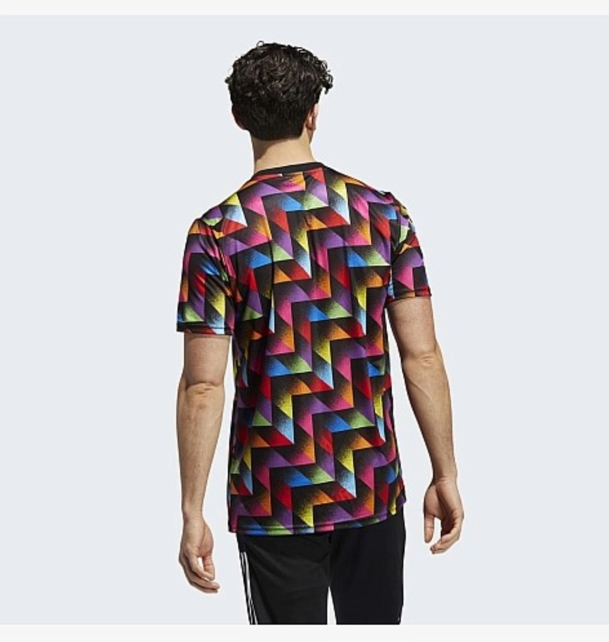 Adidas Men's MLS Inter Los Angeles FC Pride Pre-Match Soccer Jersey, Multicolor