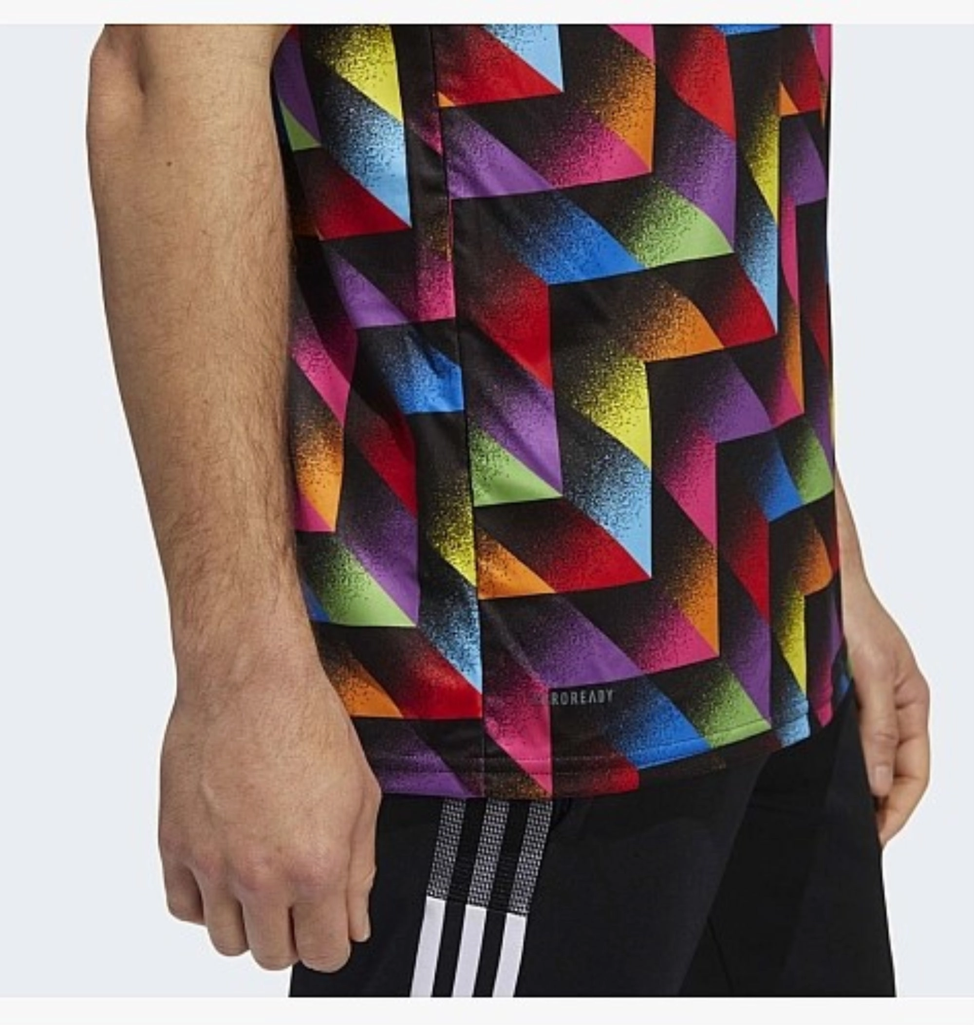 Adidas Men's MLS Inter Los Angeles FC Pride Pre-Match Soccer Jersey, Multicolor