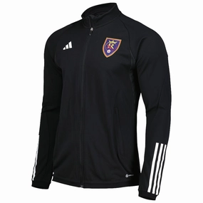 Adidas Men's MLS Real Salt Lake On-Field AEROREADY Full Zip Training Jacket, Black