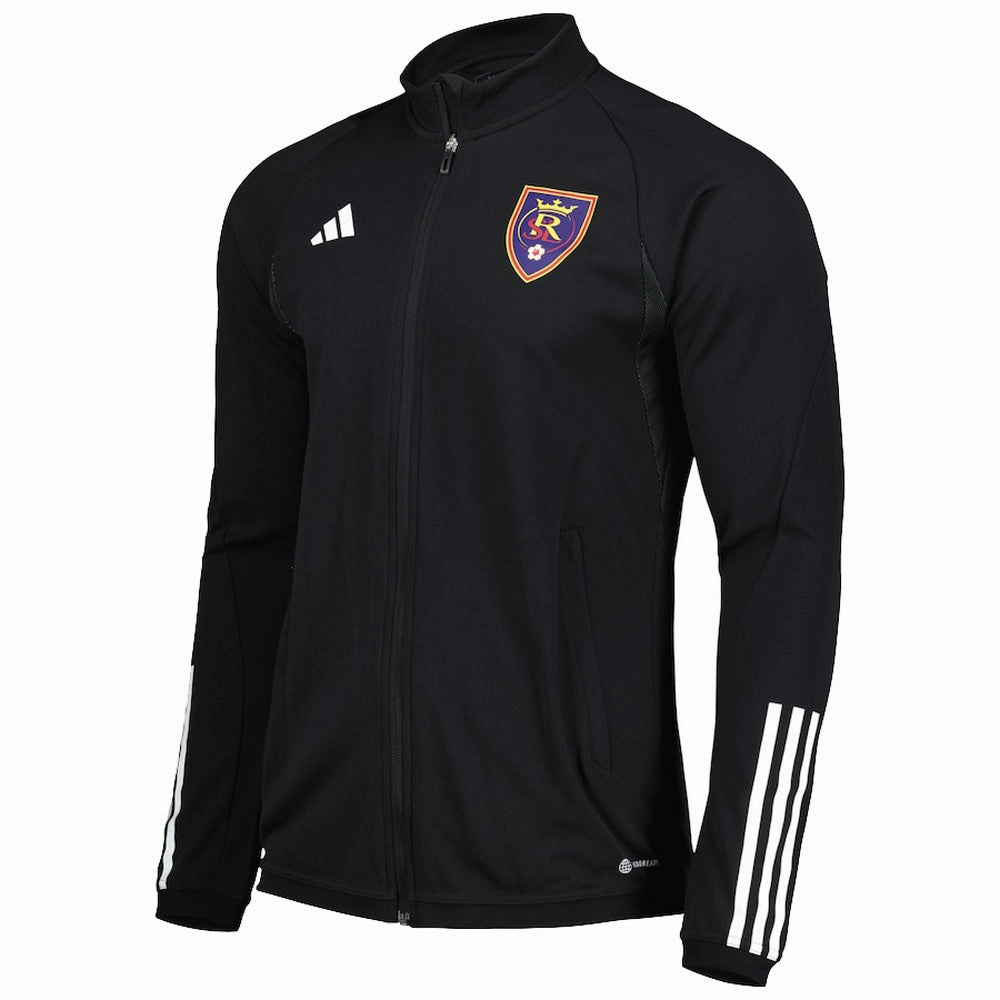 Adidas Men's MLS Real Salt Lake On-Field AEROREADY Full Zip Training Jacket, Black