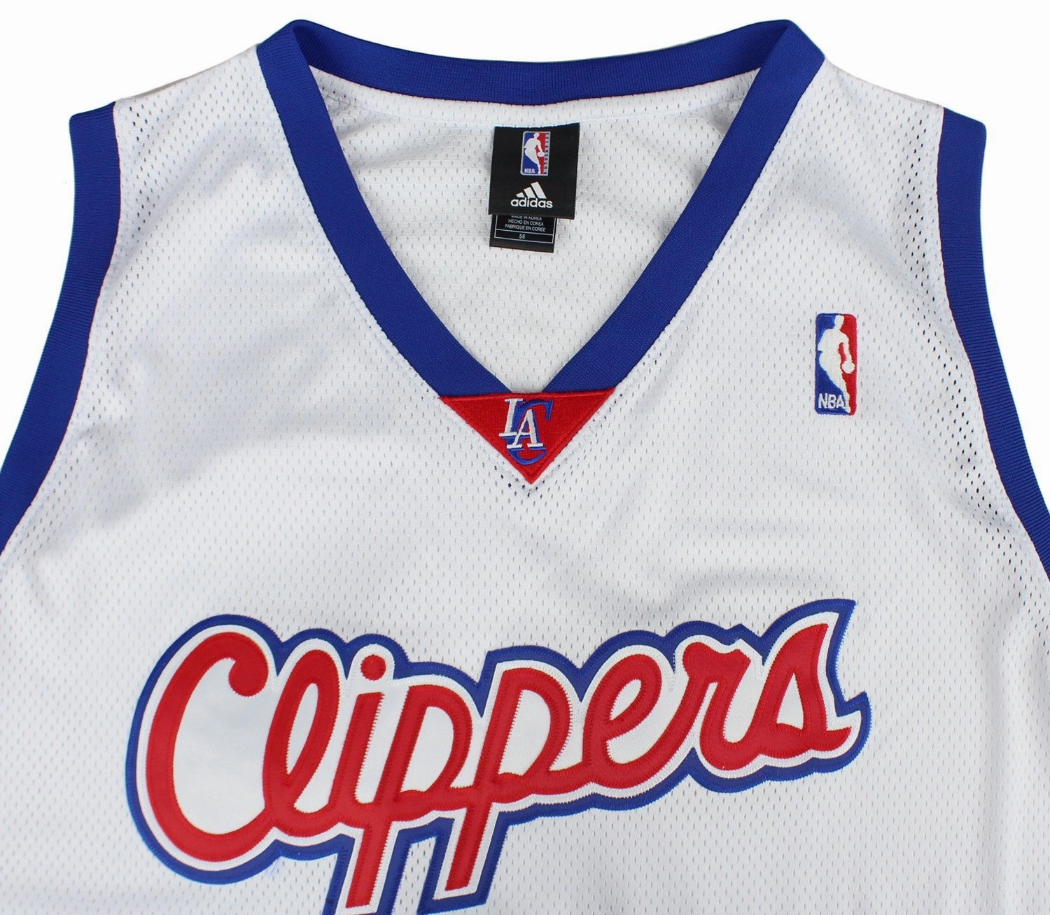 Adidas Men's NBA Los Angeles Clippers Authentic Blank Team Jersey, White