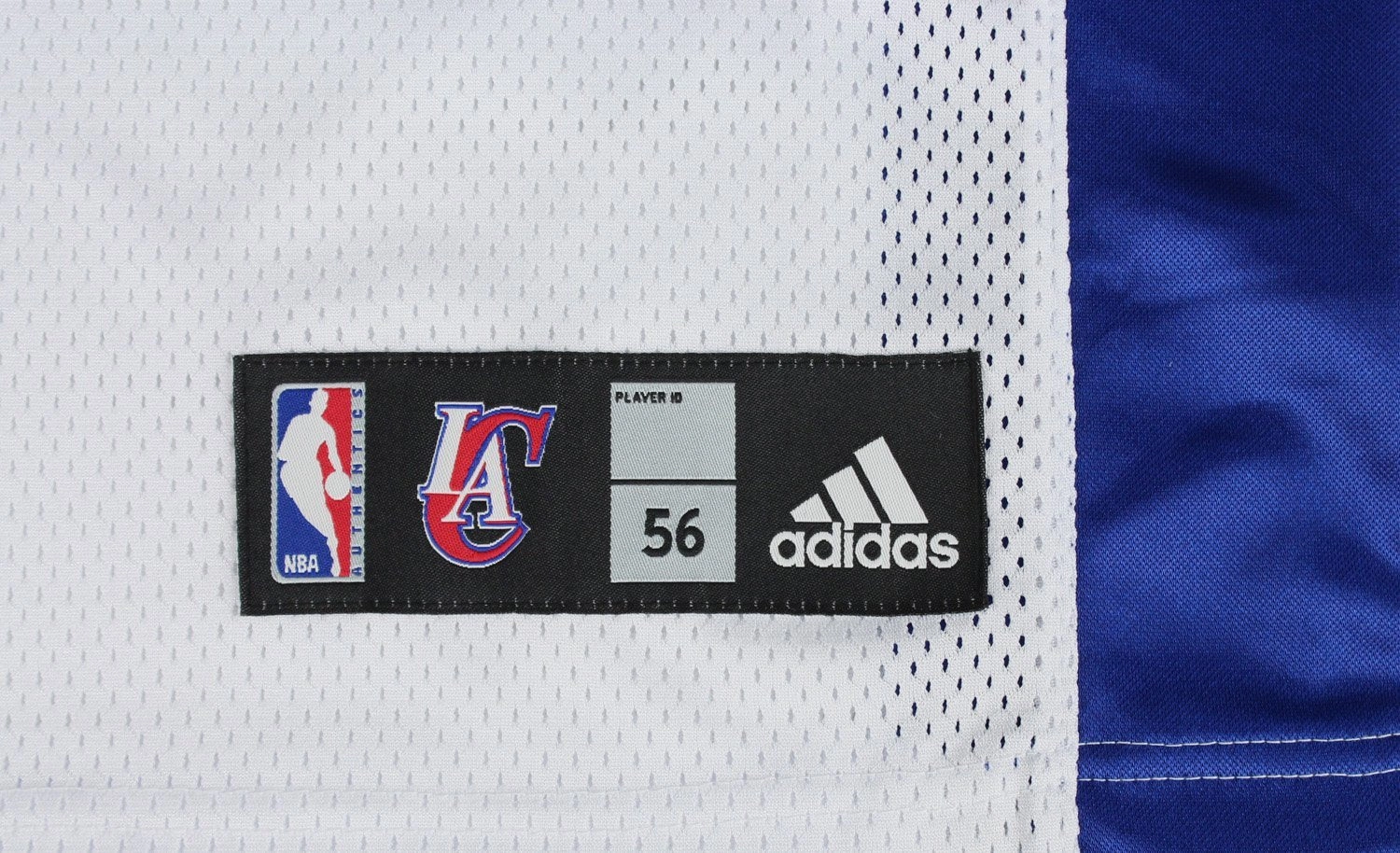 Adidas Men's NBA Los Angeles Clippers Authentic Blank Team Jersey, White
