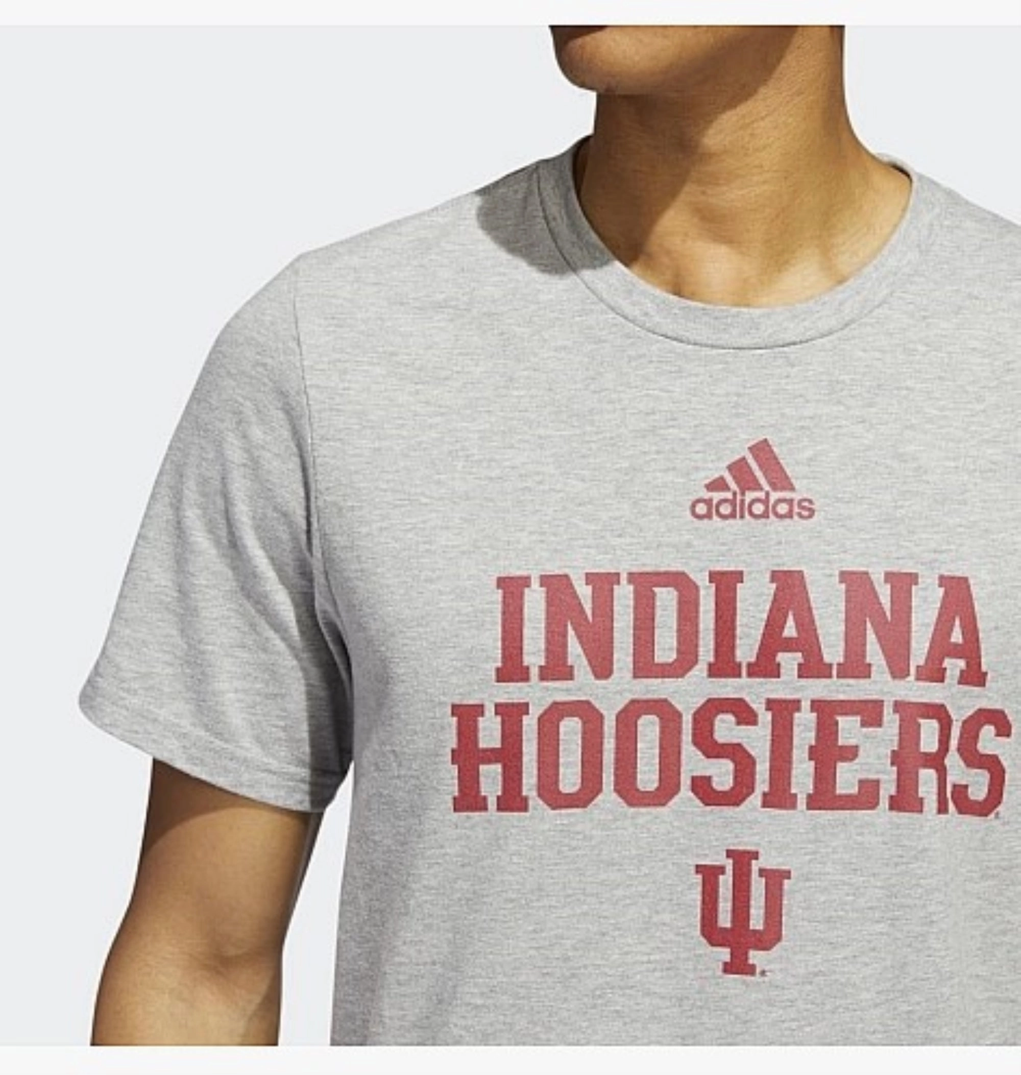 Adidas Men's NCAA Indiana Hoosiers Amplifier Short Sleeve T-Shirt