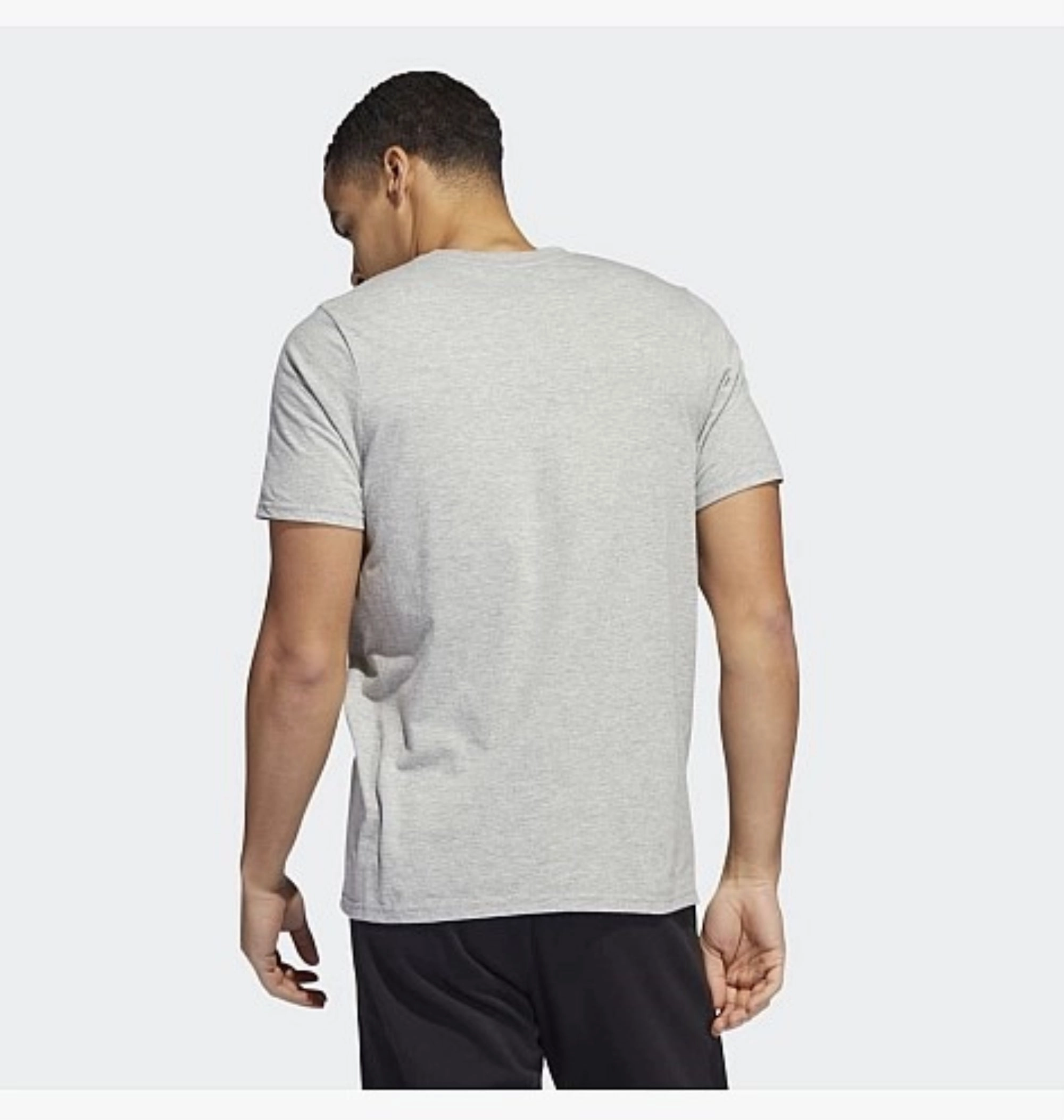 Adidas Men's NCAA NC State Wolfpack Amplifier Short Sleeve T-Shirt, Medium Grey Heather