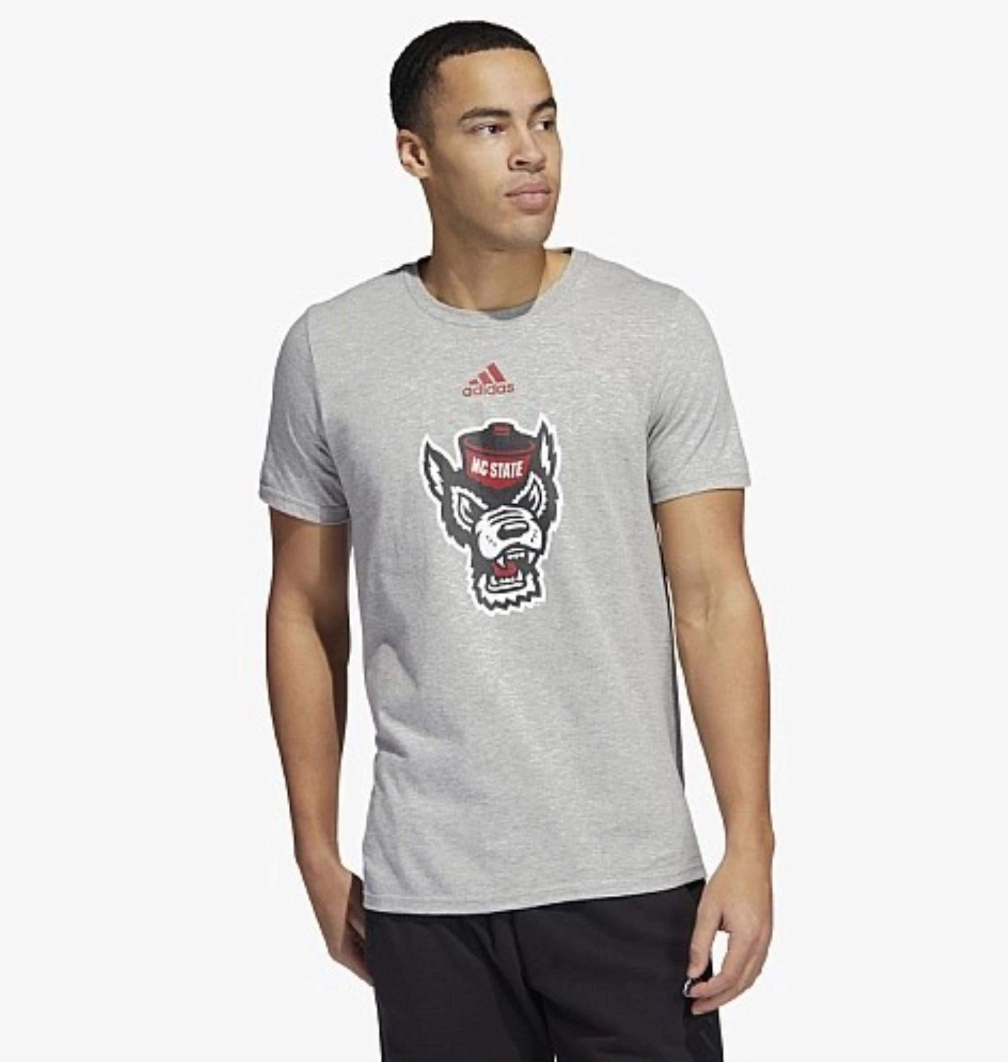 Adidas Men's NCAA NC State Wolfpack Amplifier Short Sleeve Tee