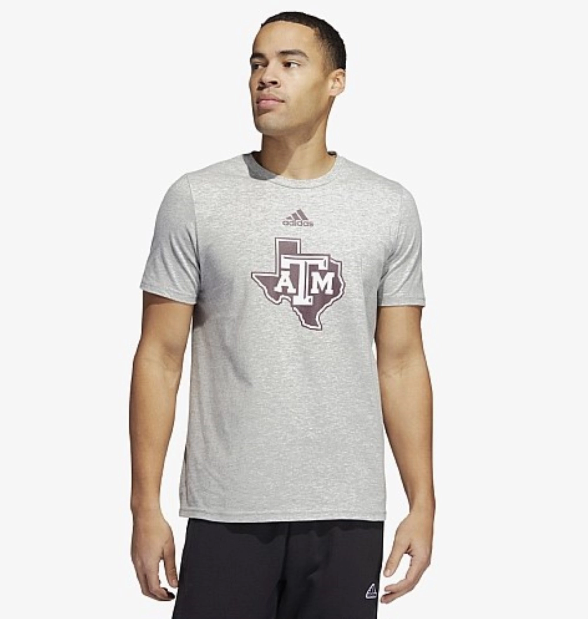 Adidas Men's NCAA Texas A&M Aggies Amplifier Short Sleeve T-Shirt
