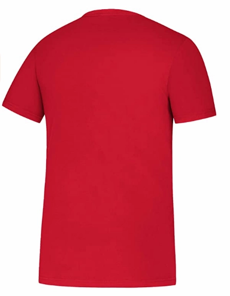 Adidas Men's NHL Chicago Blackhawks Amplifier Short Sleeve Tee Shirt, Red