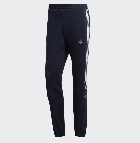 Adidas Men's Outline Sweat Pants, Legend Ink/White