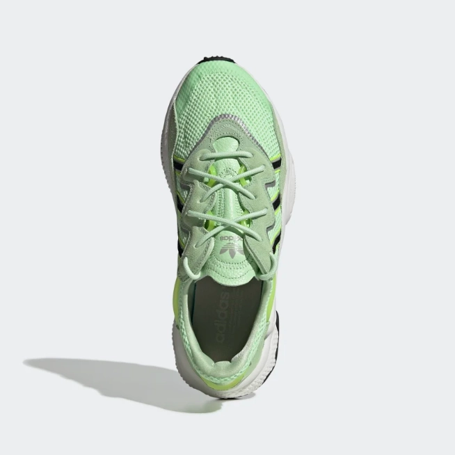 Adidas Men's Ozweego Casual Sneaker Shoes, Glow Green/Black/Solar Yellow