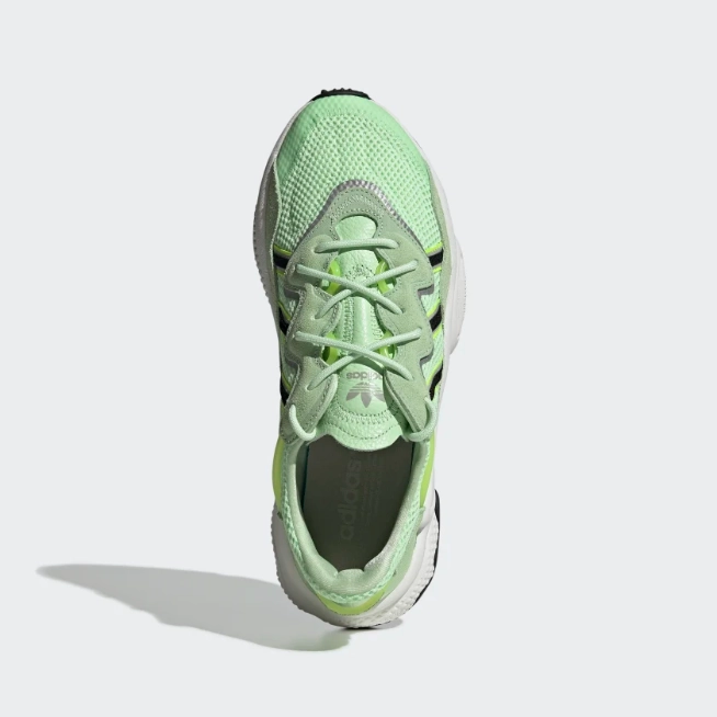 Adidas Men's Ozweego Casual Sneaker Shoes, Glow Green/Black/Solar Yellow