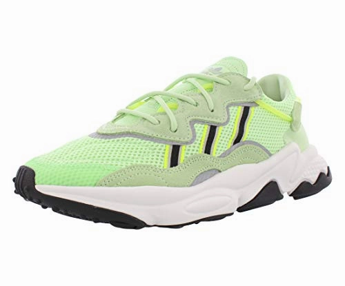 Adidas Men's Ozweego Casual Sneaker Shoes, Glow Green/Black/Solar Yellow
