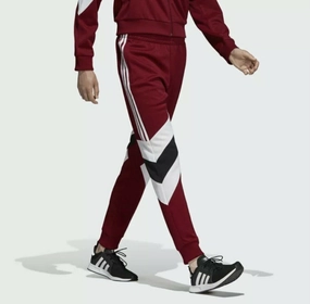 Adidas Men's Palmeston Track Pants, Burgundy