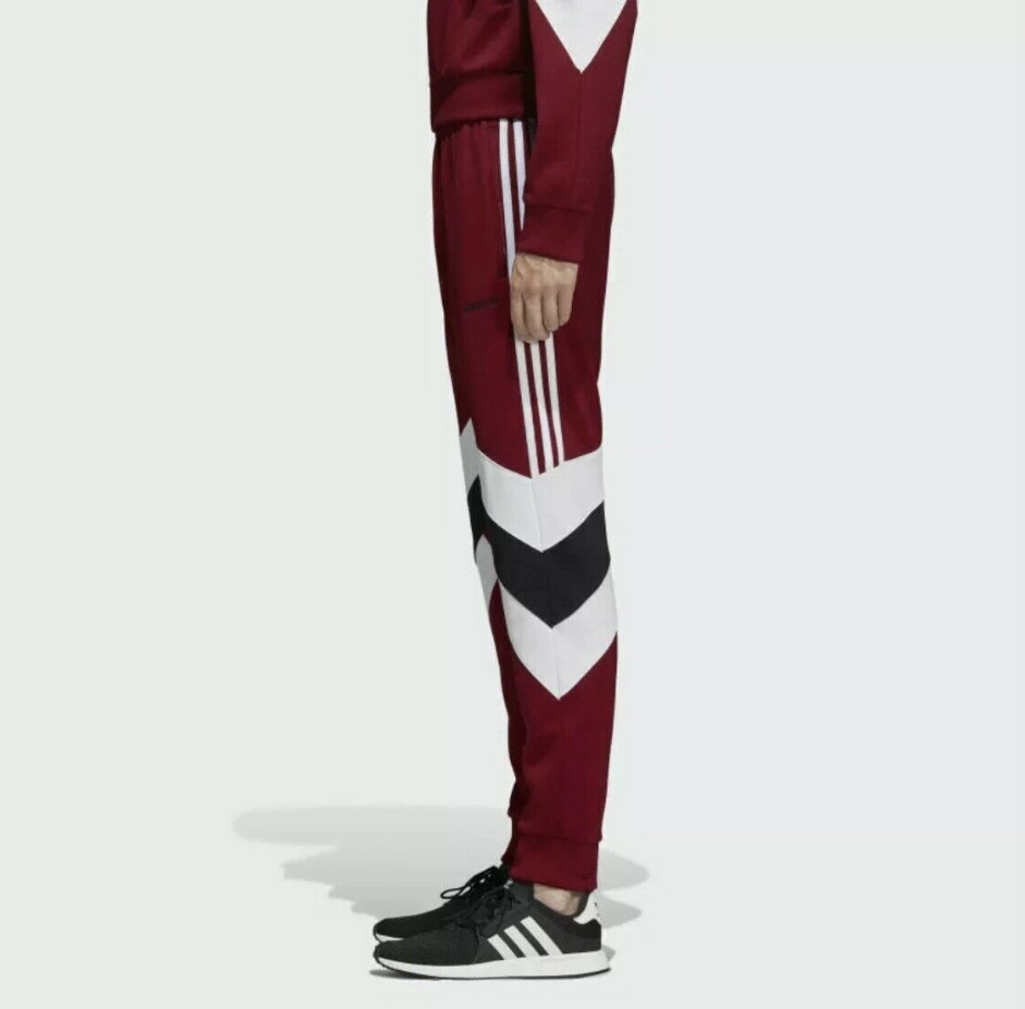 Adidas Men's Palmeston Track Pants, Burgundy