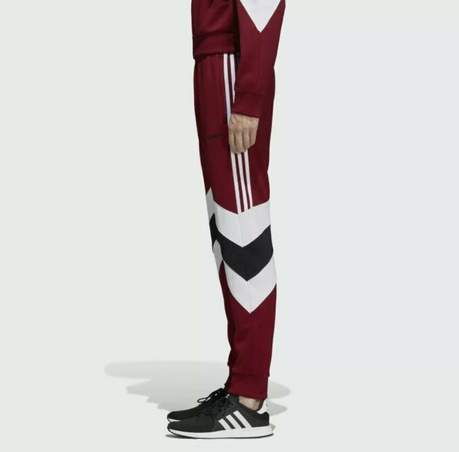 Adidas Men's Palmeston Track Pants, Burgundy