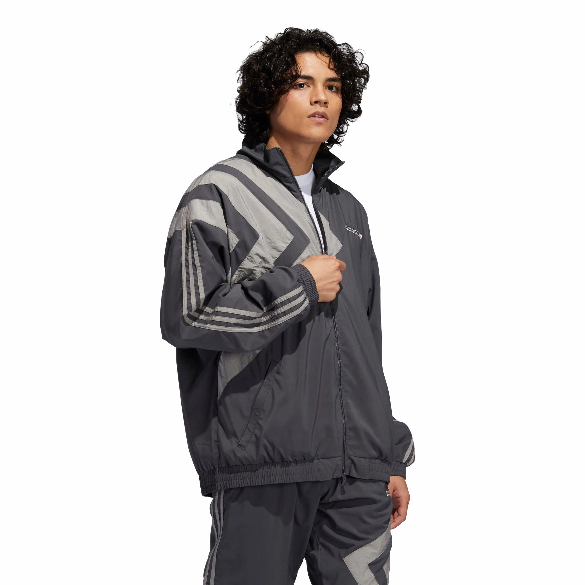 Adidas Men's Pastel Track Jacket, Dgh Solid Grey / Dove Grey