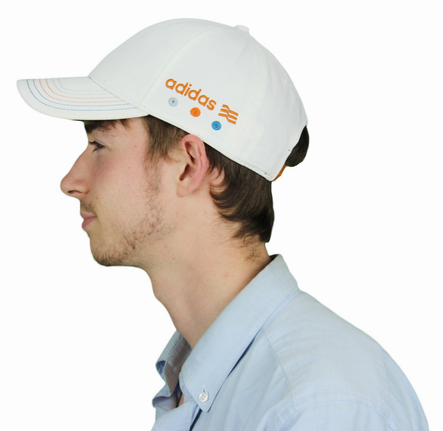 Adidas Men's Patch Custom Hat, White