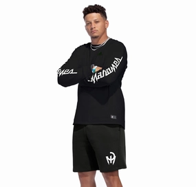 Adidas Men's Patrick Mahomes Signature Long Sleeve T-Shirt, Black