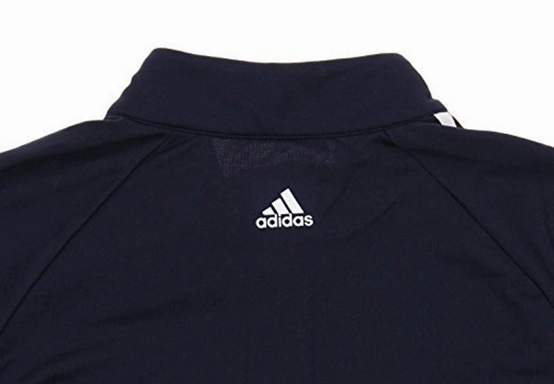 Adidas Men's Performance Navy 1/4 Zip Pullover Climalite Sweater, Navy