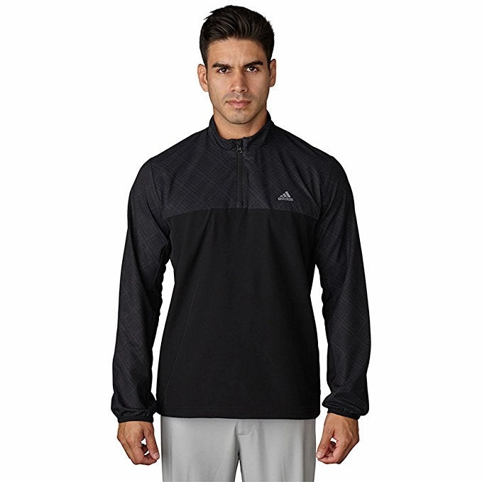 Adidas Men's Performance Stretch 1/2 Zip Wind Jacket, Color Options