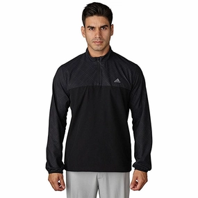 Adidas Men's Performance Stretch 1/2 Zip Wind Jacket, Color Options