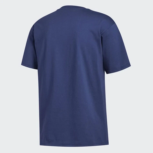 Adidas Men's Pinwheel Tee Shirt, Tech Indigo / Off-white