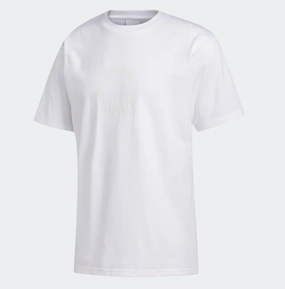 Adidas Men's Pinwheel Tee Shirt, White / Off-white