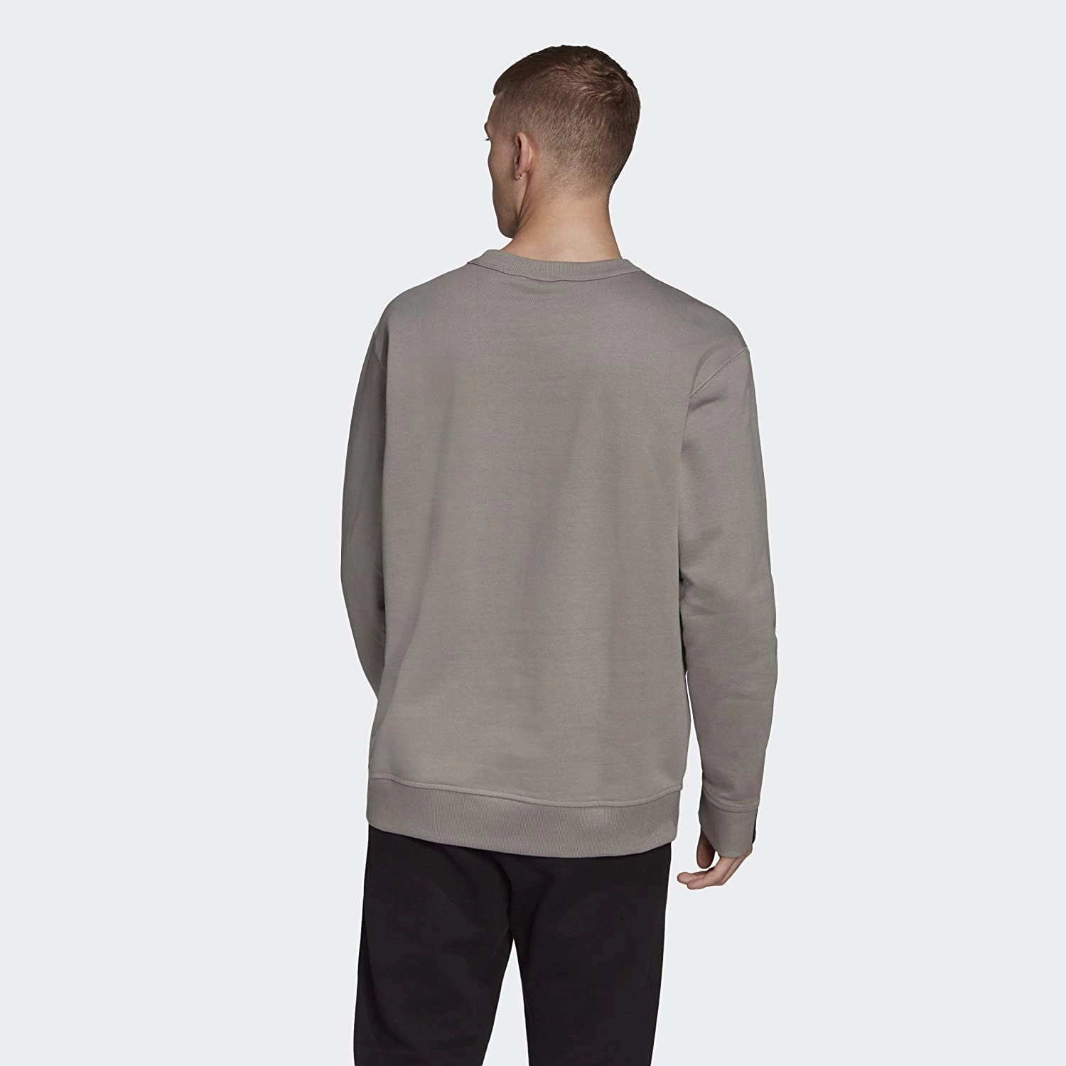 Adidas Men's R.Y.V. Crew Sweatshirt, Dove Grey