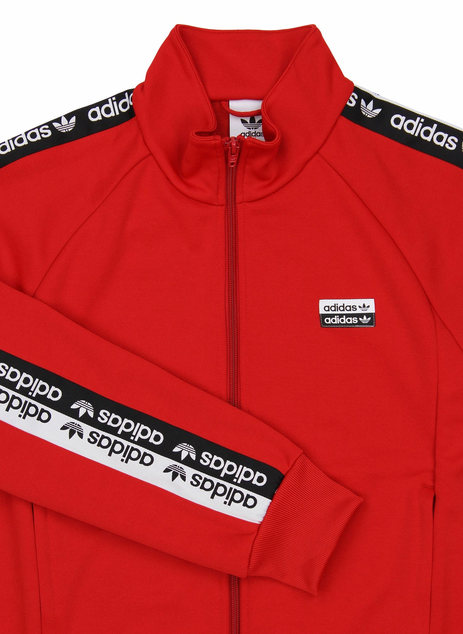 Adidas Men's R.Y.V. Logo Track Jacket, Scarlet
