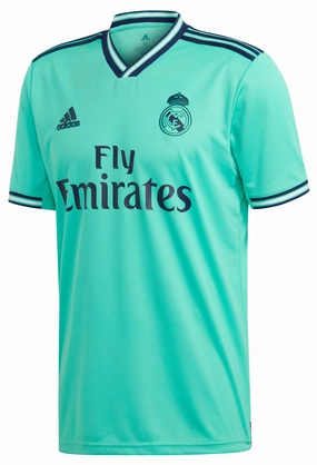 Adidas Men's Real Madrid Third Jersey, Hi-Res Green / Night Indigo
