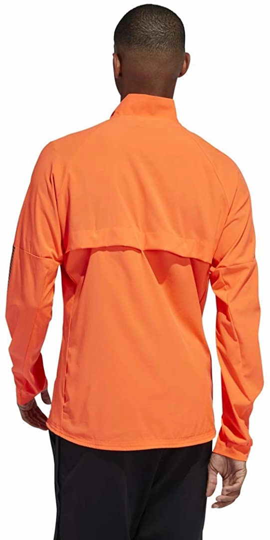 adidas Men's Rise Up N Run Jacket, Solar Red/Black