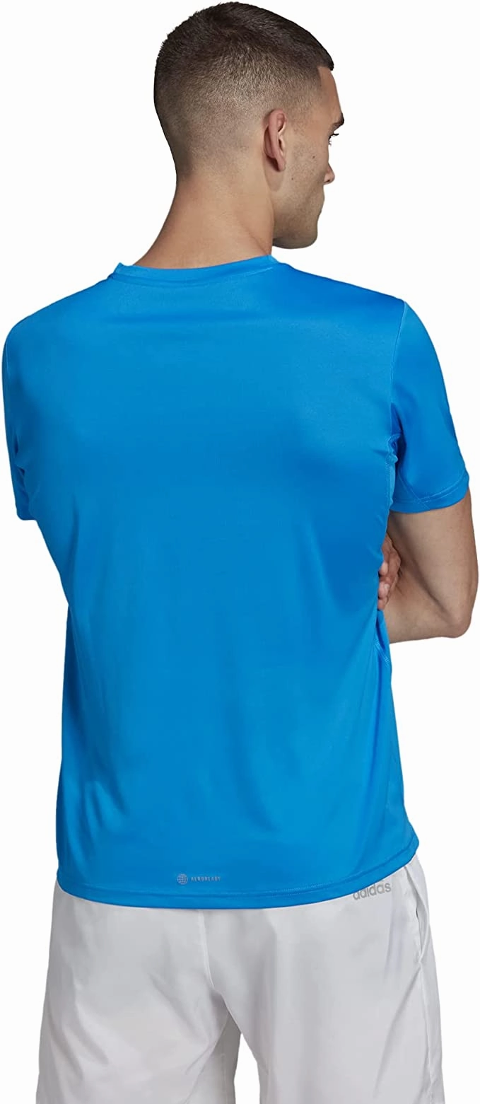 Adidas Men's Run It Short Sleeve Tee, Blue Rush
